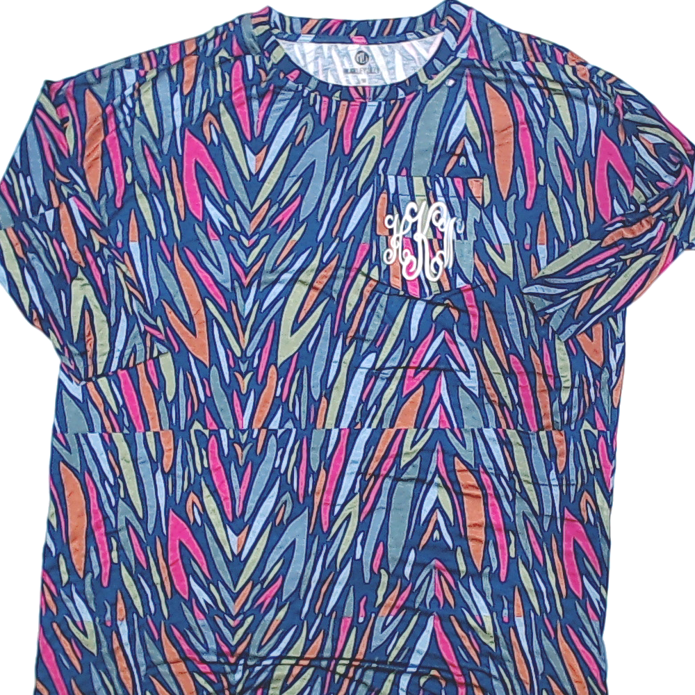 BLOOPER CLOTHING: Monogrammed Dolman Sleeve Dress