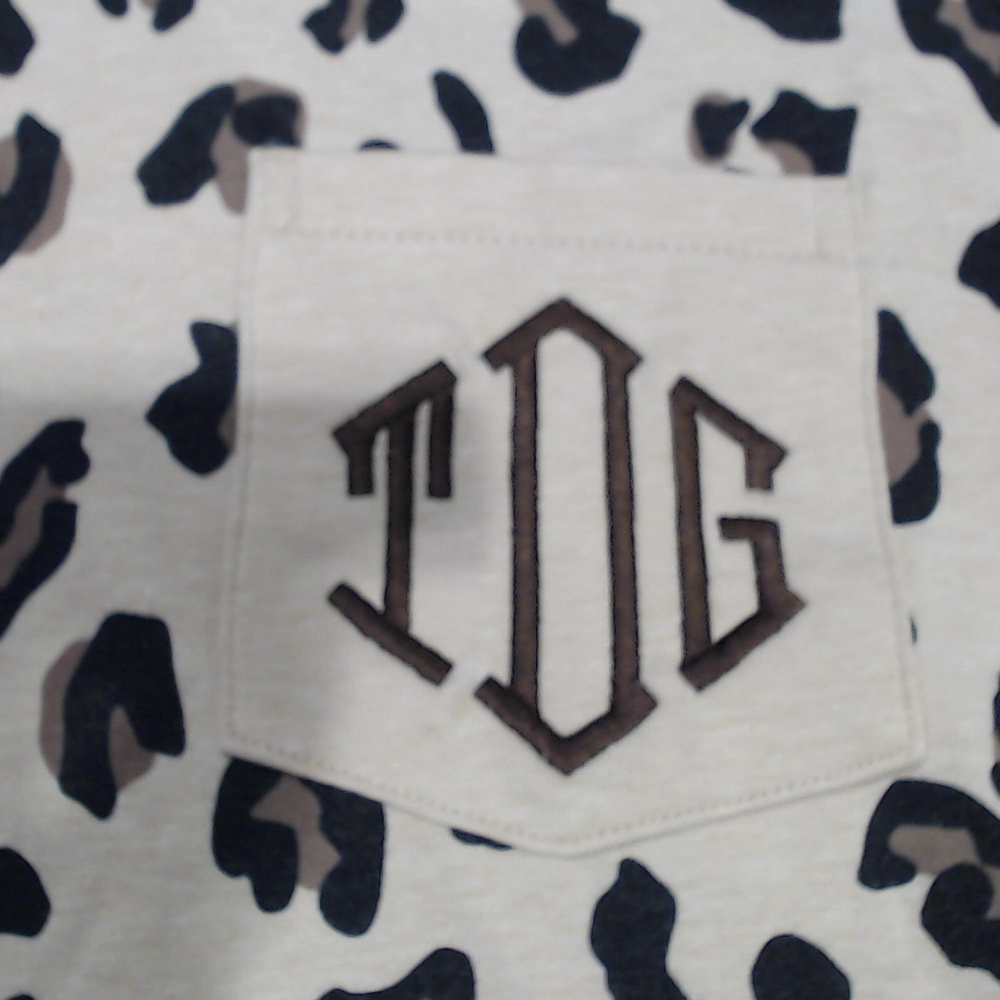 BLOOPER CLOTHING: Monogrammed T-Shirt Dress