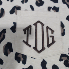 BLOOPER CLOTHING: Monogrammed T-Shirt Dress