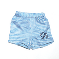 BLOOPER KIDS: Monogrammed Boys Swim Trunks