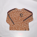BLOOPER KIDS: Monogrammed Kids Striped Sleeve Shirt