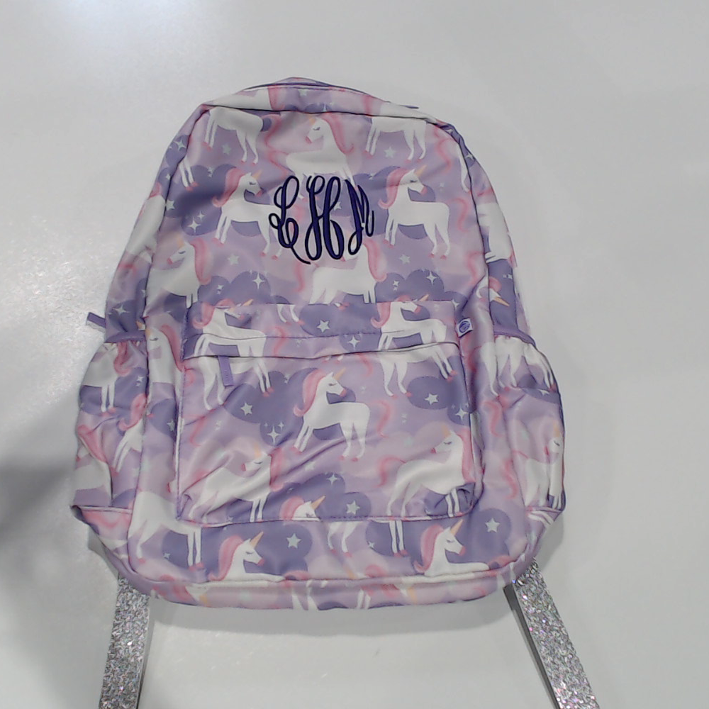 BLOOPER KIDS: Monogrammed Kids Basic Backpack