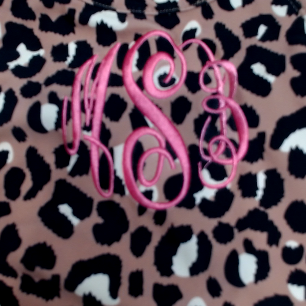BLOOPER KIDS: Monogrammed Kids Ruffle Tankini