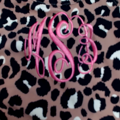 BLOOPER KIDS: Monogrammed Kids Ruffle Tankini