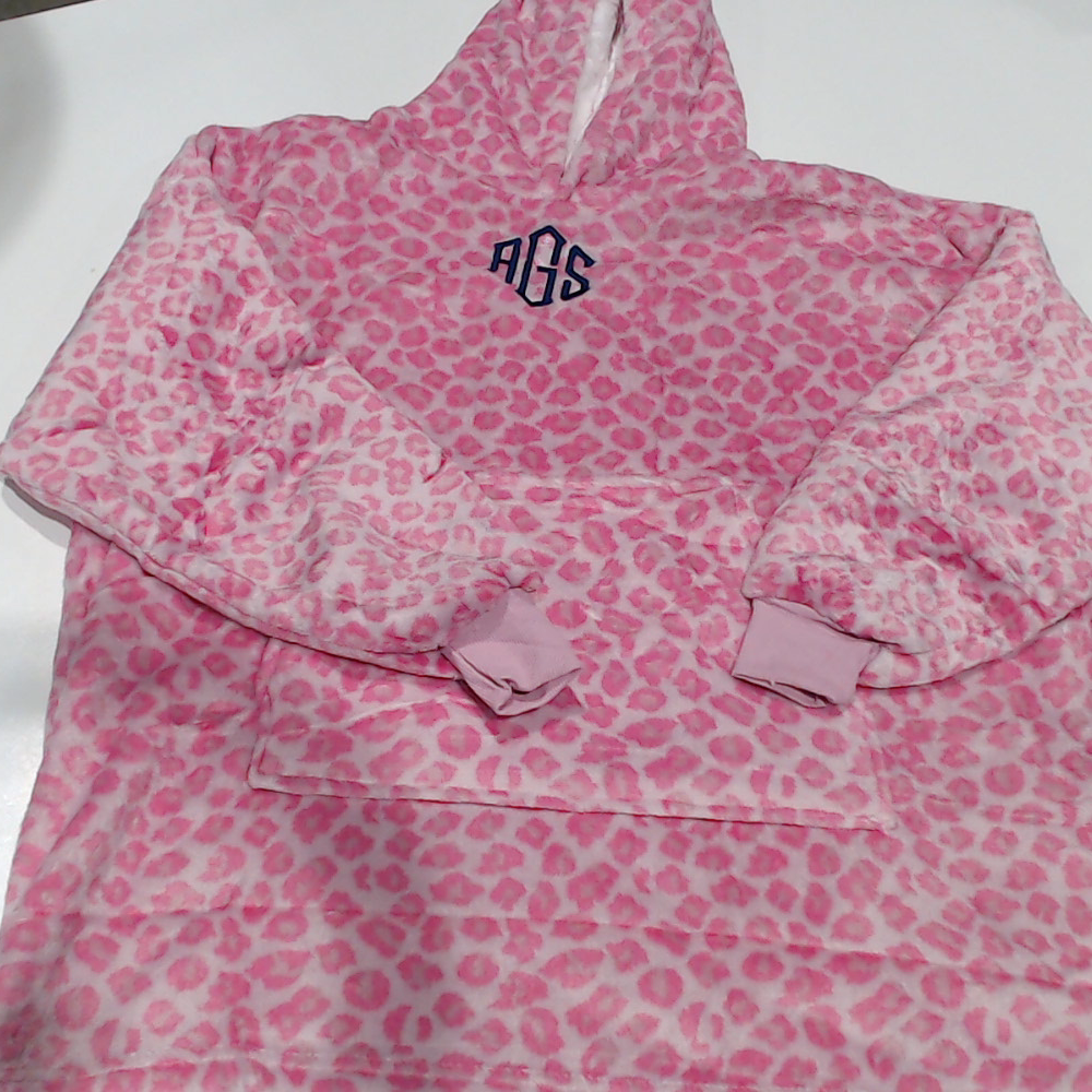 BLOOPER CLOTHING: Monogrammed Blanket Hoodie