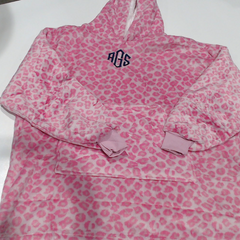 BLOOPER CLOTHING: Monogrammed Blanket Hoodie