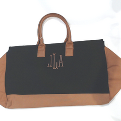 BLOOPER BAG: Monogrammed Upscale Weekender