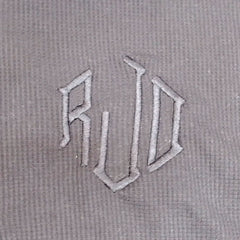 BLOOPER CLOTHING: Monogrammed Waffle Henley Tunic