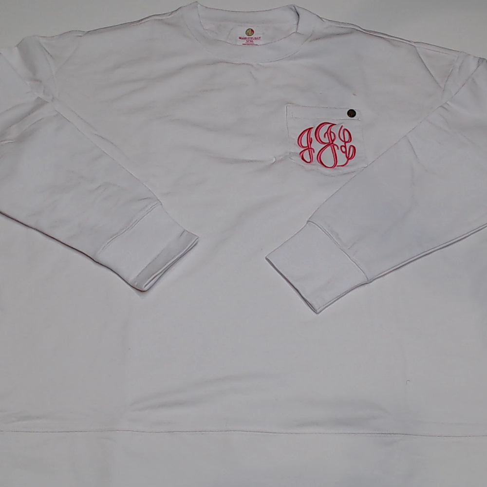 BLOOPER CLOTHING: Monogrammed Crewneck Sweatshirt
