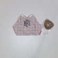 BLOOPER SWIM: Monogrammed High Neck Bikini Top