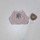 BLOOPER SWIM: Monogrammed High Neck Bikini Top