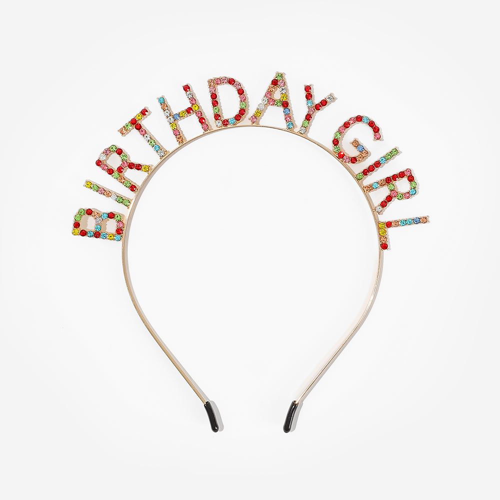 Rhinestone Birthday Headband