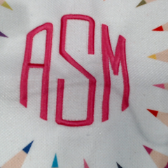 BLOOPER ACCESSORY: Monogrammed Pillow Sham