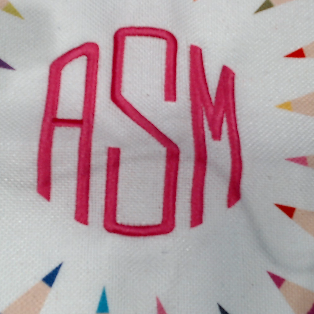 BLOOPER ACCESSORY: Monogrammed Pillow Sham