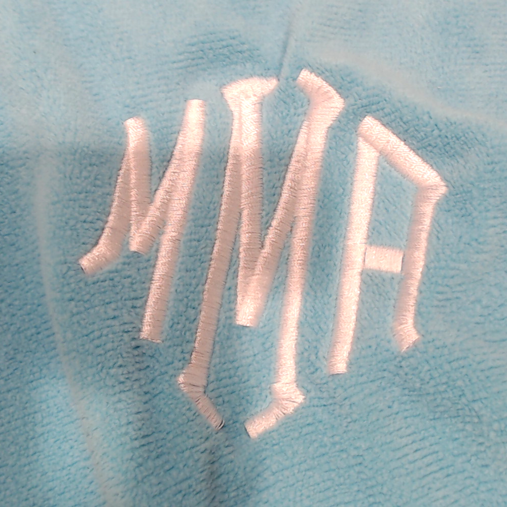 BLOOPER CLOTHING: Monogrammed Puff Sleeve Fleece Pullover