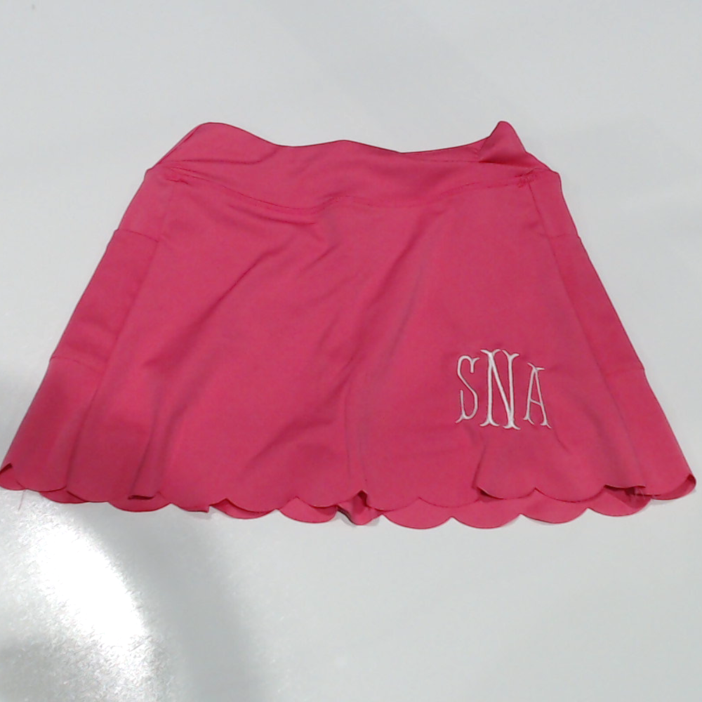 BLOOPER KIDS: Monogrammed Girls Skort