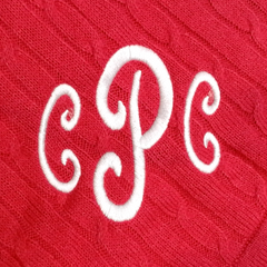BLOOPER CLOTHING: Monogrammed Poncho