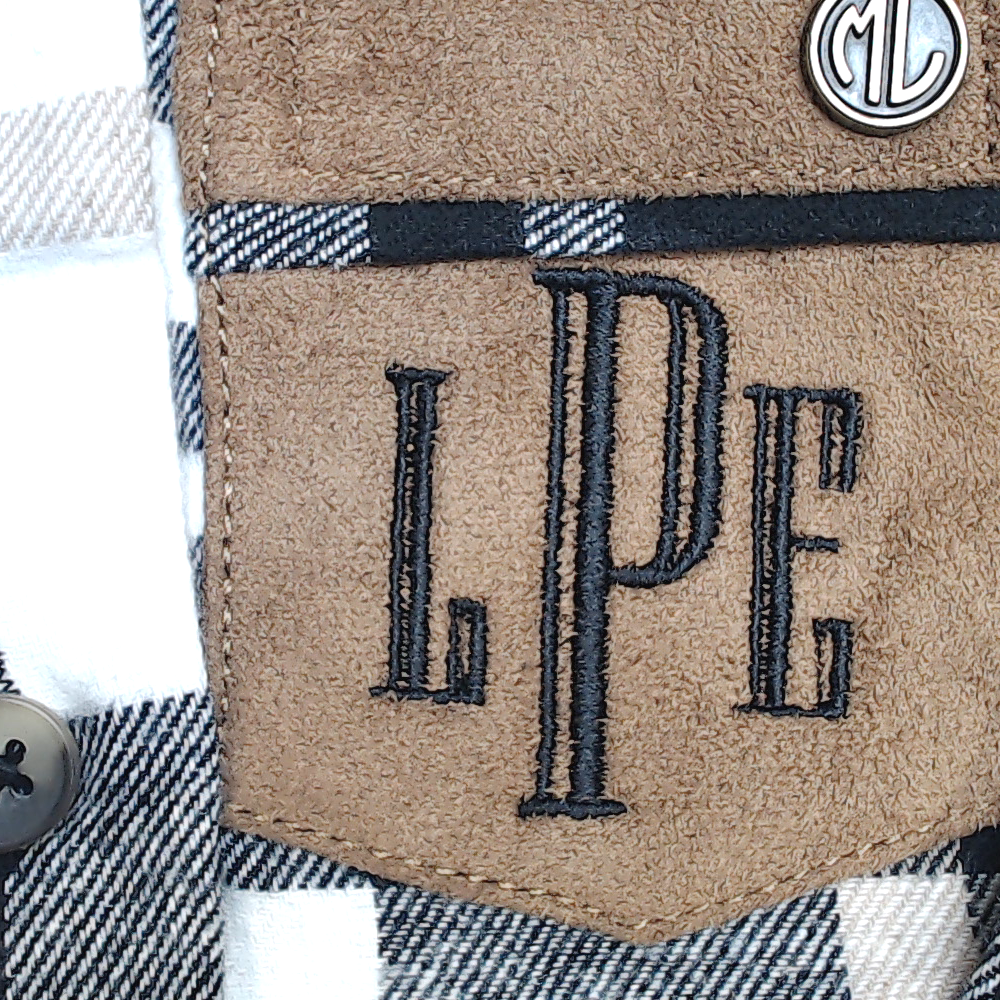 BLOOPER KIDS: Monogrammed Kids Plaid Layering Tunic