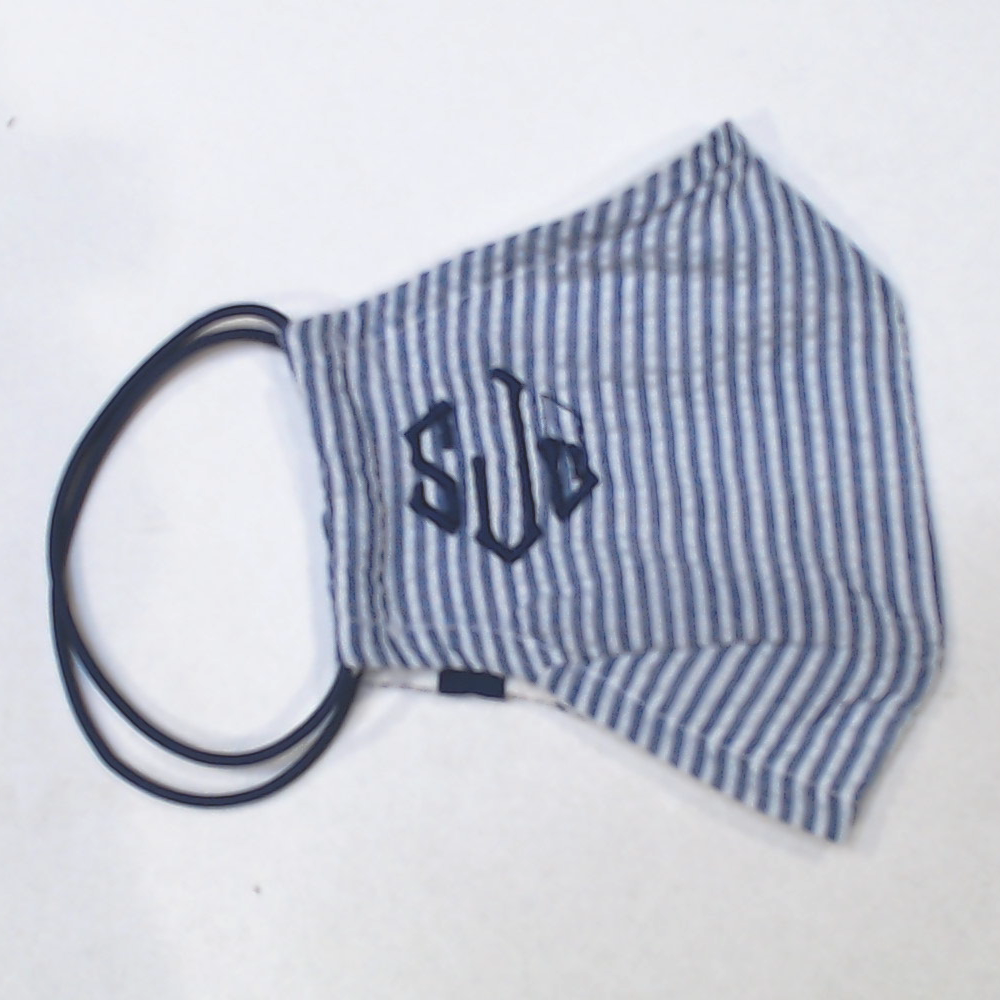BLOOPER ACCESSORY: Monogrammed Face Mask