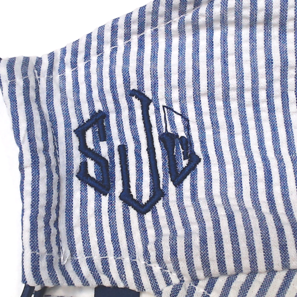 BLOOPER ACCESSORY: Monogrammed Face Mask