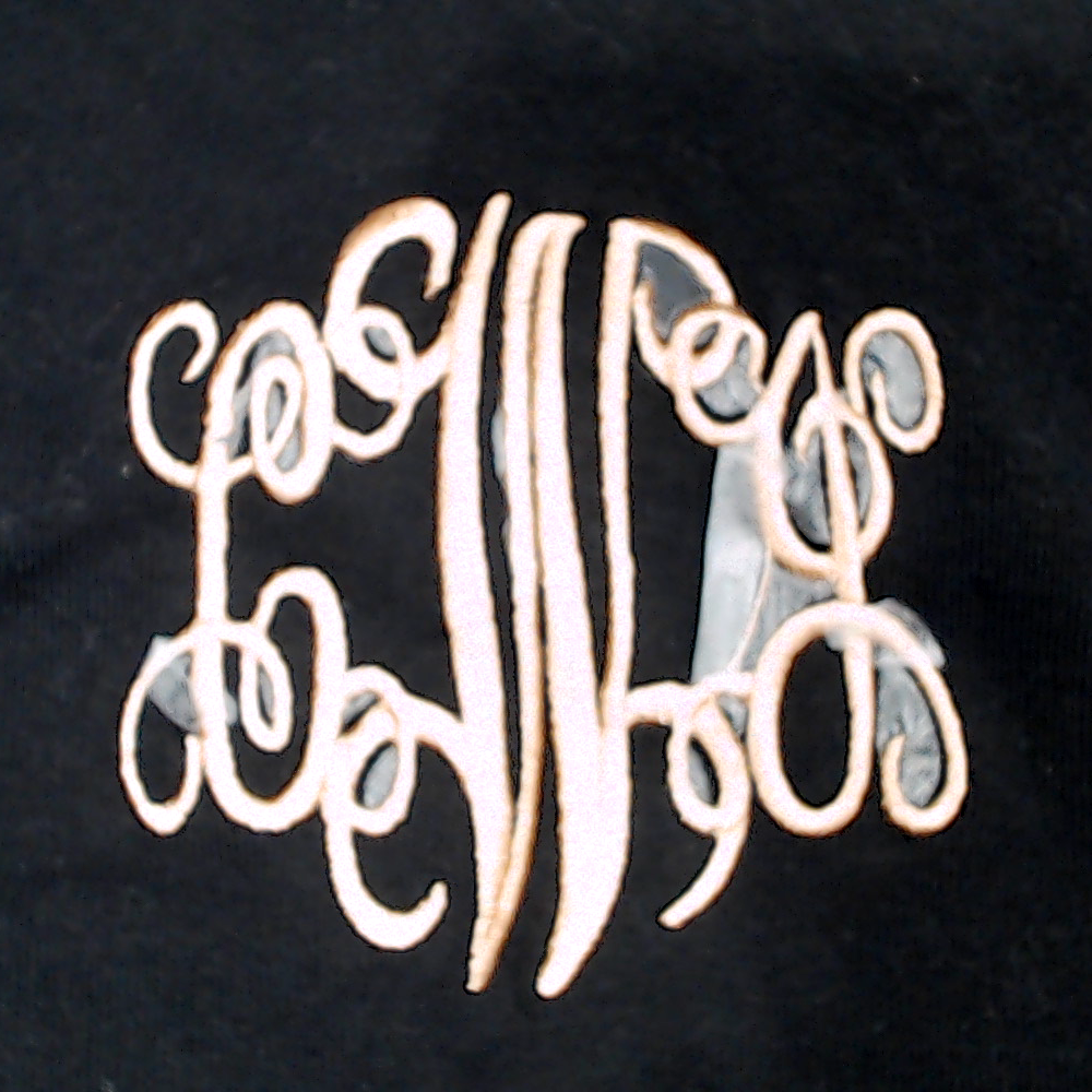 BLOOPER CLOTHING: Monogrammed Cowl Neck Poncho
