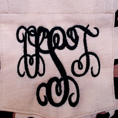 BLOOPER KIDS: Monogrammed Kids Long Sleeve Shirt