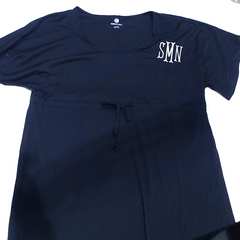 BLOOPER SWIM: Monogrammed Cinch Waist Cover Up