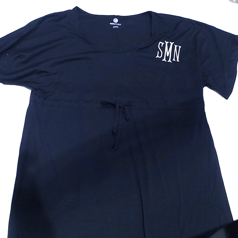 BLOOPER SWIM: Monogrammed Cinch Waist Cover Up