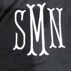 BLOOPER SWIM: Monogrammed Cinch Waist Cover Up