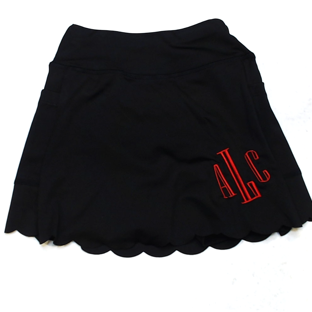 BLOOPER KIDS: Monogrammed Girls Skort