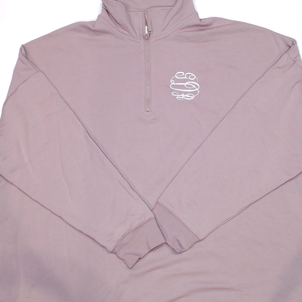 BLOOPER CLOTHING: Monogrammed Quarter Zip Sweatshirt