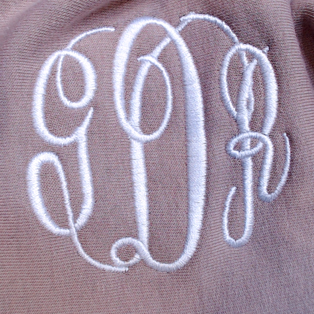 BLOOPER CLOTHING: Monogrammed Quarter Zip Sweatshirt