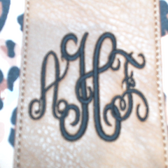 BLOOPER BAG: Monogrammed Pocketbook