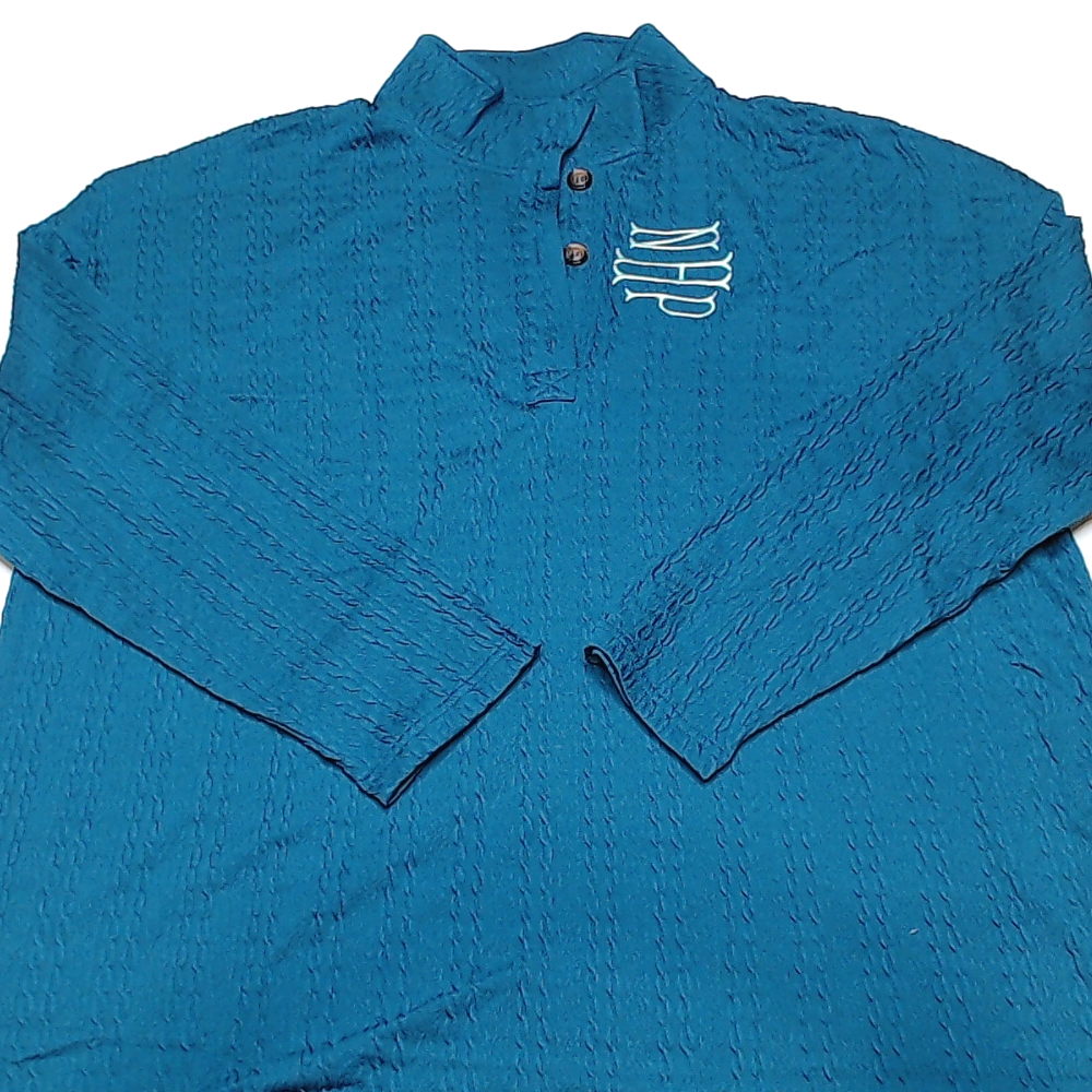 BLOOPER CLOTHING: Monogrammed Cable Knit Pullover