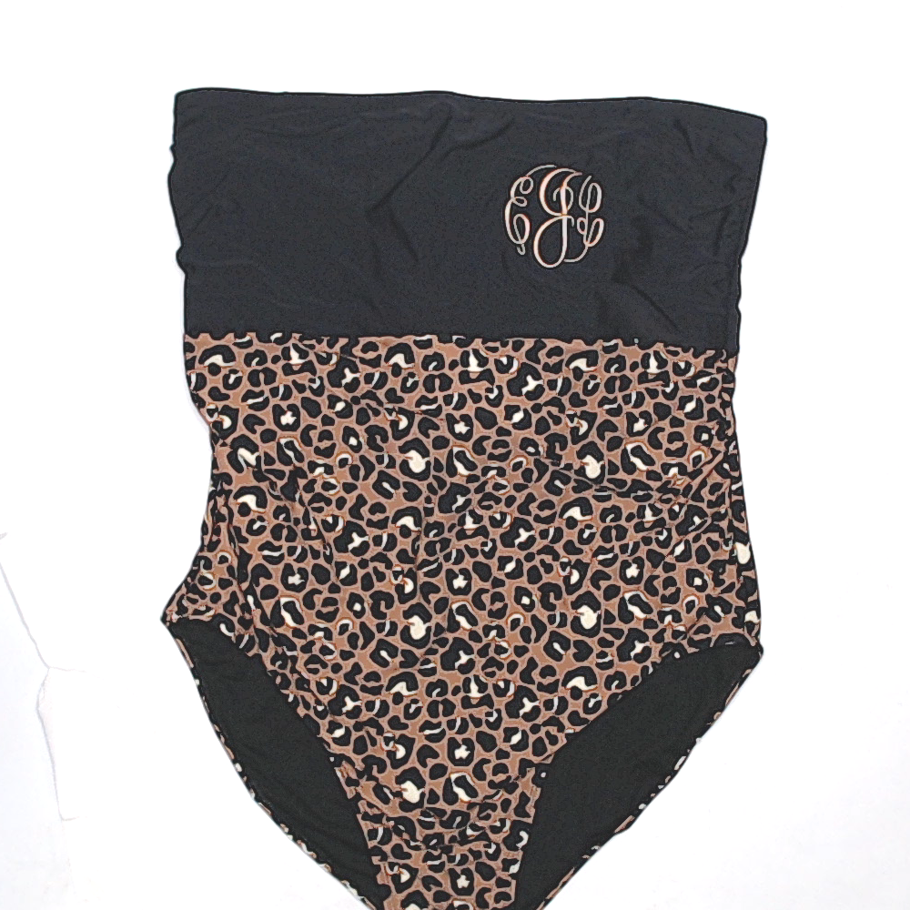 BLOOPER SWIM: Monogrammed One Piece Bathing  Suit