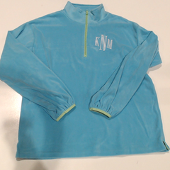 BLOOPER CLOTHING: Monogrammed Puff Sleeve Fleece Pullover