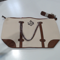 BLOOPER BAG: Monogrammed Vintage Weekender