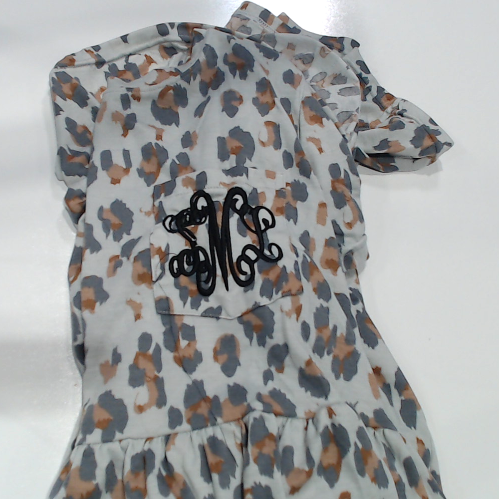 BLOOPER CLOTHING: Monogrammed T-Shirt Dress