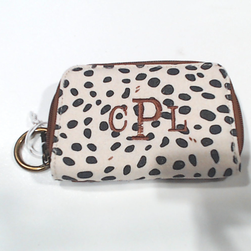 BLOOPER BAG: Monogrammed Keychain Wallet