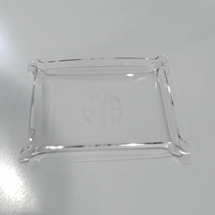 BLOOPER ACCESSORY: Monogrammed Small Acrylic Tray