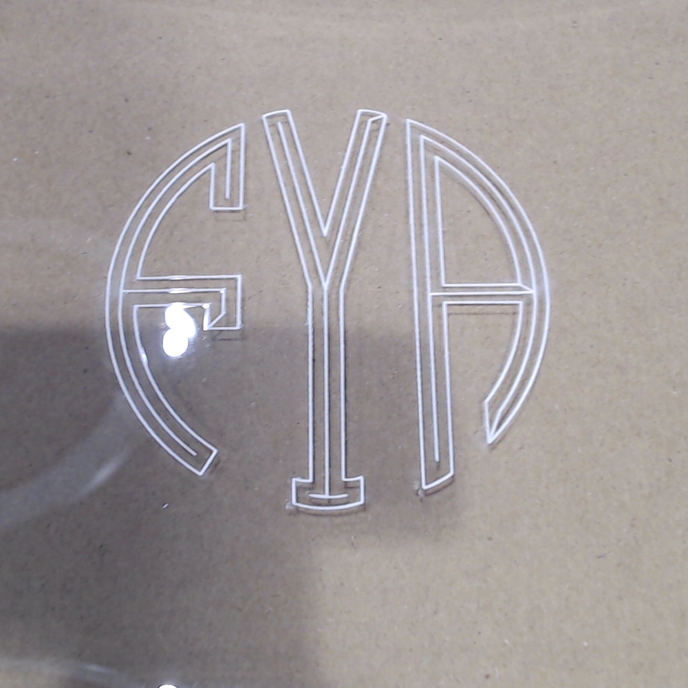 BLOOPER ACCESSORY: Monogrammed Small Acrylic Tray