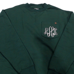 BLOOPER CLOTHING: Monogrammed Crewneck Sweatshirt