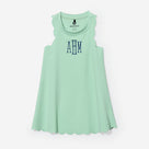 Monogrammed Girls Scallop Dress | Mint