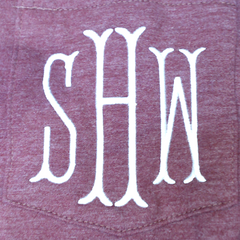 BLOOPER CLOTHING: Monogrammed Faith Shirt