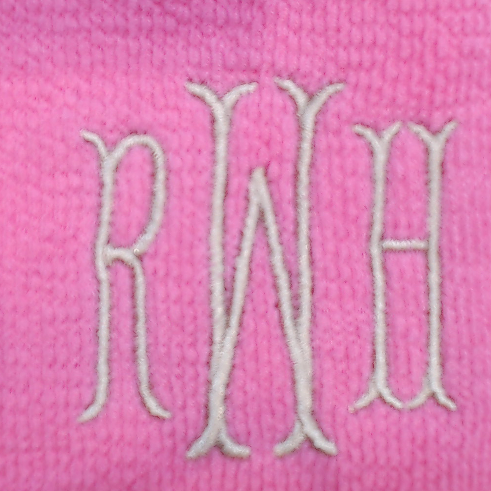 BLOOPER SWIM: Monogrammed Coastal Cover Up