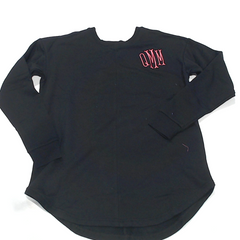 BLOOPER CLOTHING: Monogrammed Open Back Sweatshirt