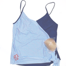 BLOOPER SWIM: Monogrammed Ruched Tankini