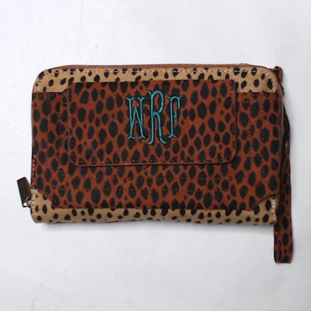 BLOOPER ACCESSORY: Monogrammed Phone Wallet Wristlet