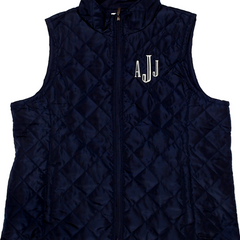 BLOOPER CLOTHING: Monogrammed Puffer Vest