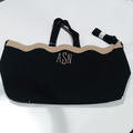 BLOOPER BAG: Monogrammed Wavy Top Weekender